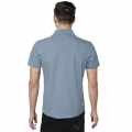 Salvatore Ferragamo Embroidered logo Blue Premium T-shirt-thumb-1