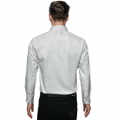 Emporio Armani White Premium Quality Flocking Text On Pocket Shirt-thumb-1