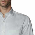 Emporio Armani White Premium Quality Flocking Text On Pocket Shirt-thumb-4