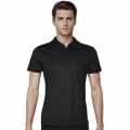 HUGO BOSS Black Embossed Stacked Logo T-shirt-thumb-0
