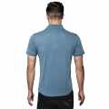 HUGO BOSS Blue Embossed Stacked Logo T-shirt-thumb-1