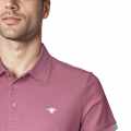 Dior Bee Embroidered Pink Premium Polo T-shirt-thumb-4