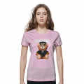 Moschino Pink Premium Quality Women T-shirt-thumb-0