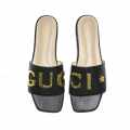 Gucci Black Premium Women's Flat Sandals-thumb-5