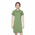 Prada Re-Nylon Logo Green Premium Dress-thumb-1