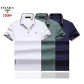 Prada Navy Blue Premium Quality Luxury Polo T-shirt-thumb-6