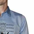 Armani Exchange Sky Blue Premium Quality Full Sleeve Shirt-thumb-5