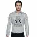 Armani Exchange White Premium Quality Full Sleeve Shirt-thumb-0