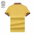 Versace Embossed logo Yellow Premium Polo T-shirt-thumb-7