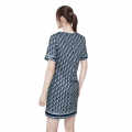 Christian Dior Blue Premium Quality Dress-thumb-2