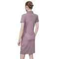 Burberry Purple Premium Quality Dress-thumb-2