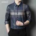 Burberry Checked Green Premium Quality Formal Shirt-thumb-3