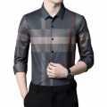Burberry Checked Green Premium Quality Formal Shirt-thumb-0