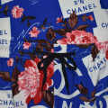 Chanel Floral Logo Print Blue Premium Shirt & Shorts Combo-thumb-5