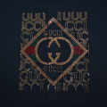 Gucci Black Glitter Stone Shirt-thumb-3