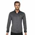 Giorgio Armani Embroidered Logo Grey Premium Shirt-thumb-0