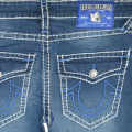 True Religion Dark Blue Premium Quality Denim Jeans-thumb-3