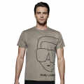 Karl Lagerfeld Brown k-ikonik Premium T-shirt-thumb-0
