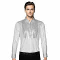 Armani Exchange White Premium Quality Tuxedo Shirt-thumb-0