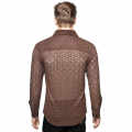 Gucci Brown Premium See-through Men's Shirt-thumb-1