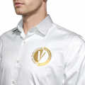 Versace White V-Emblem Shirt-thumb-2