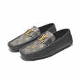 Louis Vuitton Black & Brown Premium Quality Loafer-thumb-0