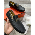 Hermes Black Premium Quality Loafers-thumb-1