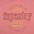 Superdry Pink Premium Quality Women T-shirt-thumb-3