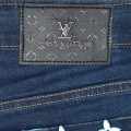 Louis Vuitton Dark Blue Premium Quality Denim Jeans-thumb-4