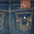 True Religion Blue Premium Quality Denim Jeans-thumb-3