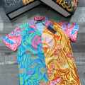 Versace Blue & Yellow Premium Quality Shirt-thumb-2