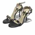 Versace Black Premium Quality Heels Sandals-thumb-0