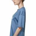 Zara Blue Premium Quality Women T-shirt-thumb-2