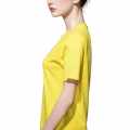 Abercrombie Yellow Premium Quality Women T-shirt-thumb-2