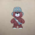 Burberry Teddy Print Brown Premium Kids T-shirt-thumb-3