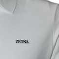 Zegna White Premium Quality Short Sleeve T-shirt-thumb-4