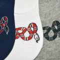 Gucci No Show Snake Printed Premium Quality Socks-thumb-2
