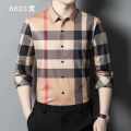 Burberry Brown Check Premium Quality Men's Shirt-thumb-0