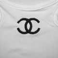 Chanel Embroidered logo White Premium Girls Co-ord Set-thumb-3