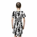 Dior Black Premium Girls Dress-thumb-1