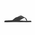 Louis Vuitton Black Premium Leather Mens Flip-flops-thumb-2
