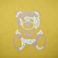 Moschino Teddy Print Yellow Premium Kids T-shirt-thumb-3