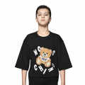 Moschino Black Teddy Print Premium Kids T-shirt-thumb-0