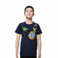Louis Vuitton Dark Blue Embroidery Design Kids T-shirt-thumb-0