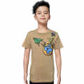 Louis Vuitton Brown Embroidery Design Kids T-shirt-thumb-0