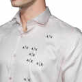 Armani Exchange Pink Premium Quality Men's Shirt-thumb-3