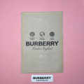 Burberry Label Print Pink Premium Kids T-shirt-thumb-3
