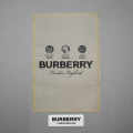 Burberry Label Print Grey Premium Kids T-shirt-thumb-3