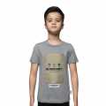 Burberry Label Print Grey Premium Kids T-shirt-thumb-0