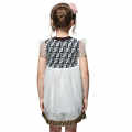Fendi Black logo Print Premium Girls Dress-thumb-1